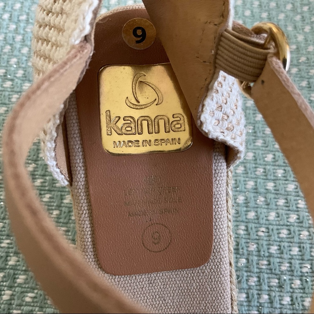 🔖 Kanna🔖 Espadrille Wedge - Picture 7 of 8